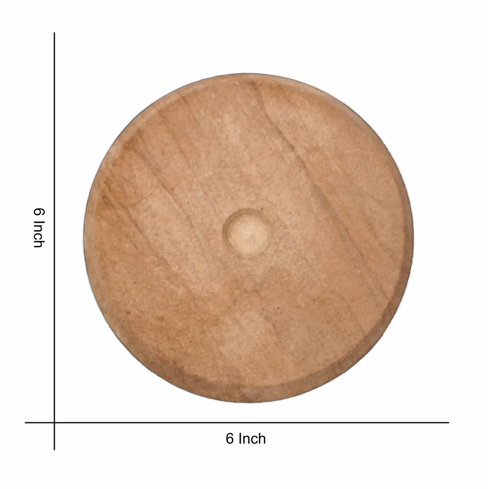 Sandalwood Rubbing Stone 5.5 To 6.5 Inches