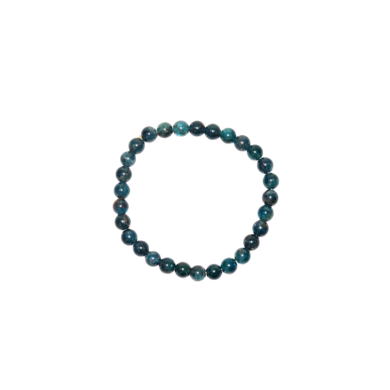 Apatite Crystal Bracelet | Clarity + Focus Bead Bracelet