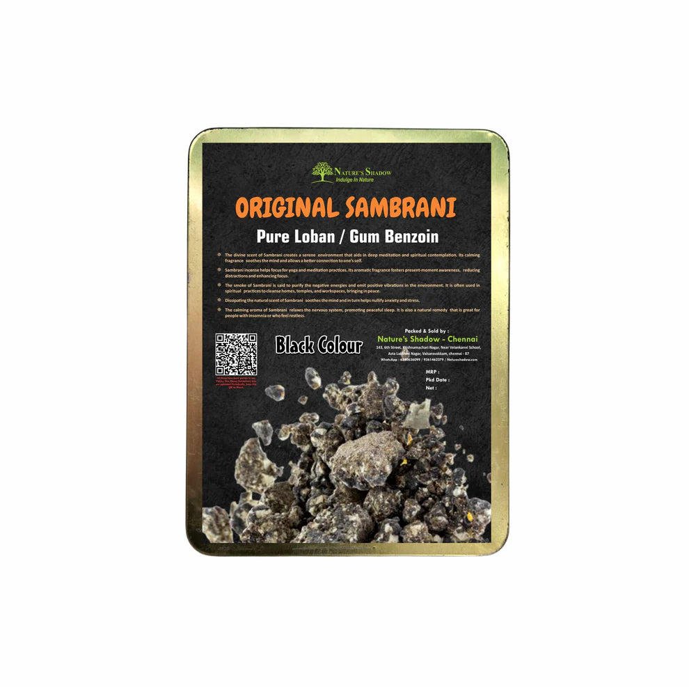 Original Sambrani Gum / Gum Benzoin / Loban (Black Colour)