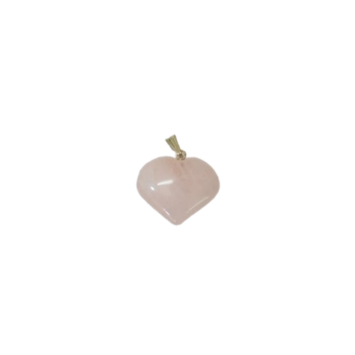 Rose Quartz Heart Pendant | Love + Self-Care