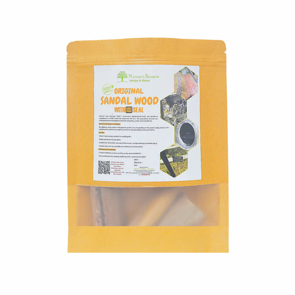 1st Grade - Original Sandalwood with ISI seal - Single Piece - Choice Only By Weight