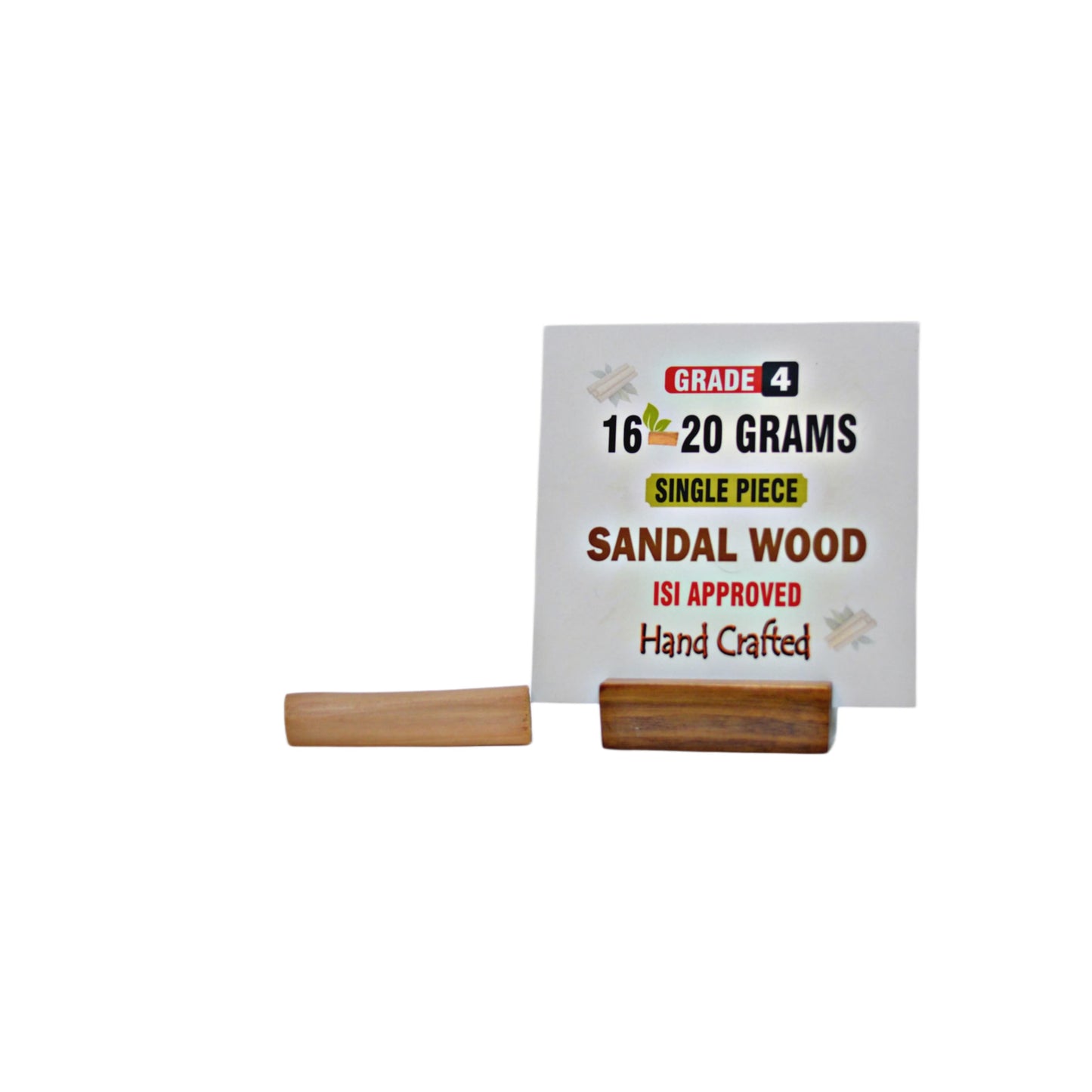 Grade 4 - Original Sandalwood Piece (Single Piece) - Handcrafted with Excellence