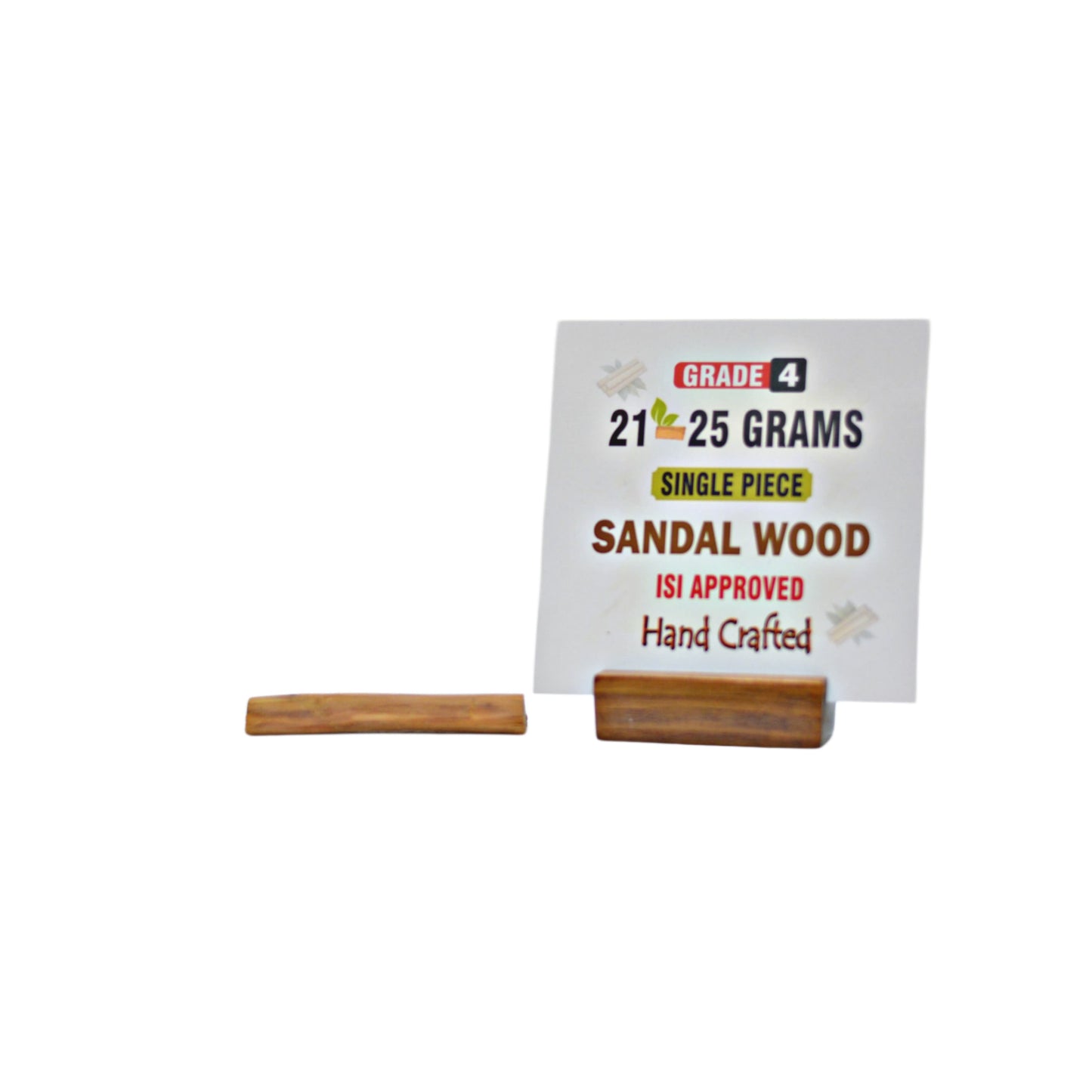 Grade 4 - Original Sandalwood Piece (Single Piece) - Handcrafted with Excellence