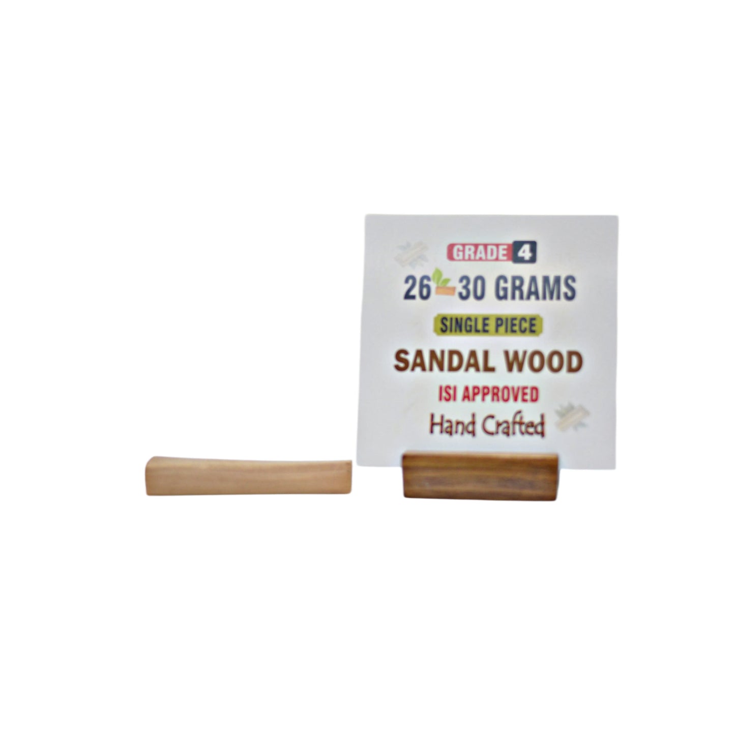 Grade 4 - Original Sandalwood Piece (Single Piece) - Handcrafted with Excellence