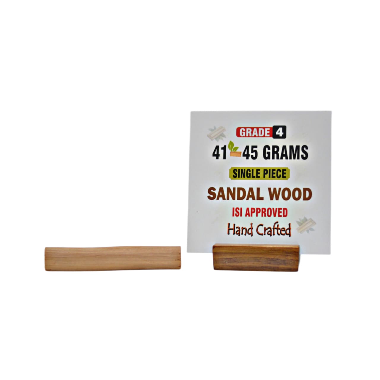 Grade 4 - Original Sandalwood Piece (Single Piece) - Handcrafted with Excellence