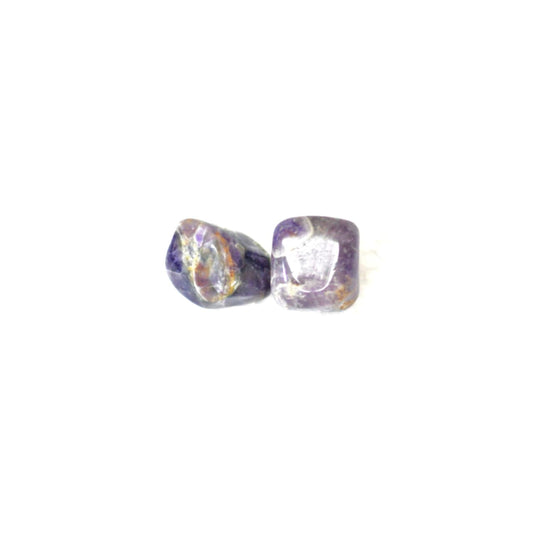Amethyst Tumbled Stone | Calm + Intuition Pocket Stone - 250 Grams