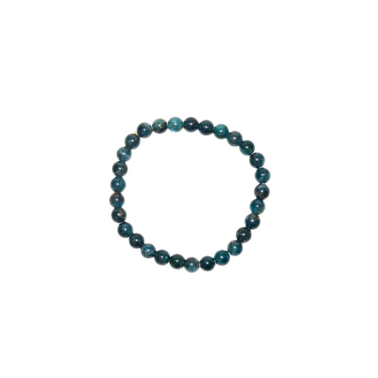 Apatite Crystal Bracelet | Clarity + Focus Bead Bracelet