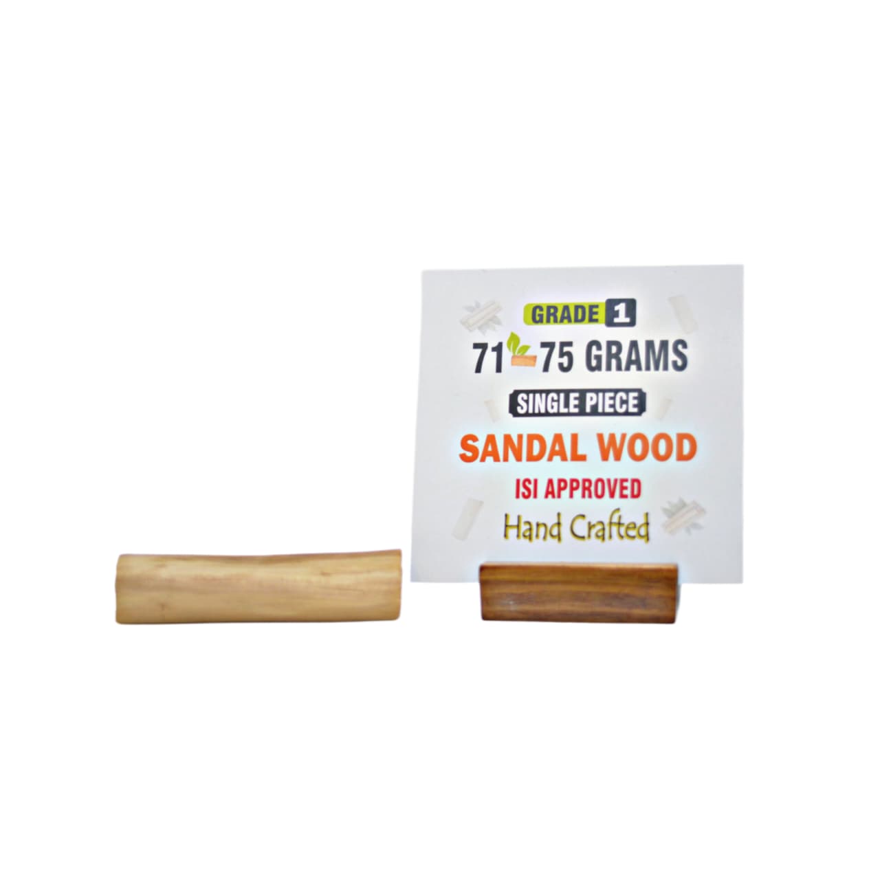 Grade 1 - Original Sandalwood Piece (Single Piece) - Handcrafted with Excellence