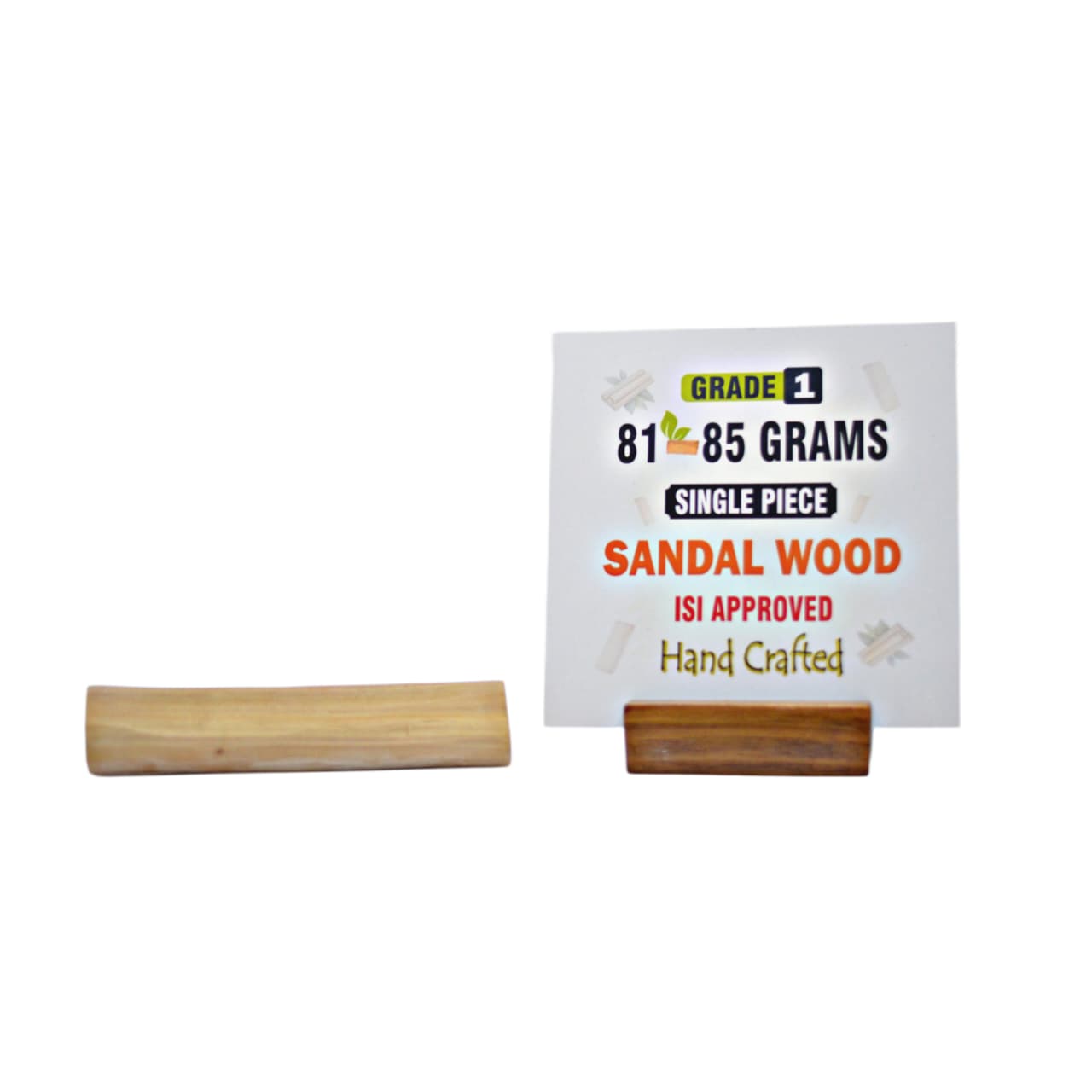 Grade 1 - Original Sandalwood Piece (Single Piece) - Handcrafted with Excellence