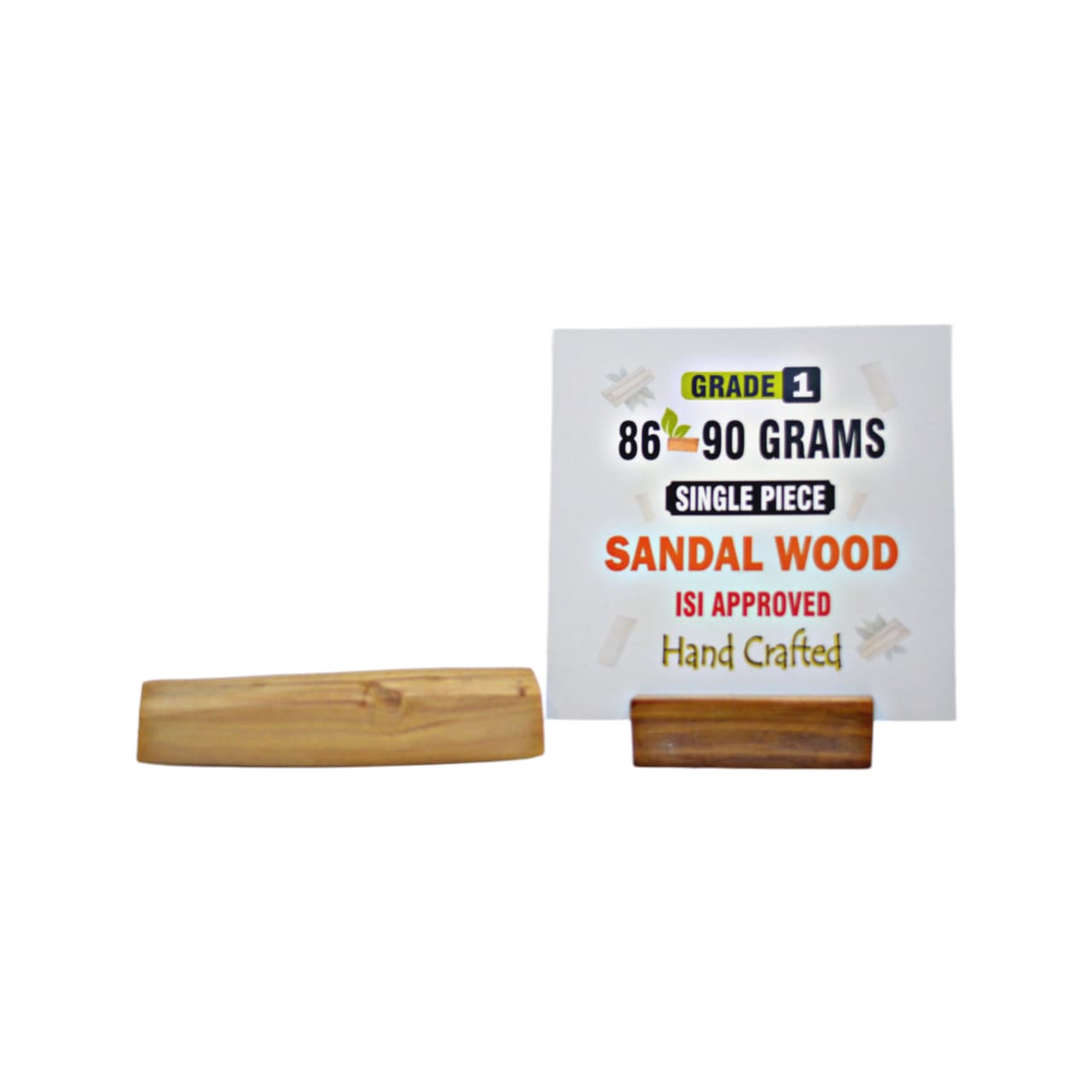 Grade 1 - Original Sandalwood Piece (Single Piece) - Handcrafted with Excellence