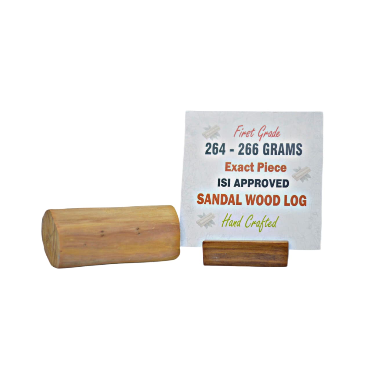 First Grade Sandalwood Log with ISI Seal