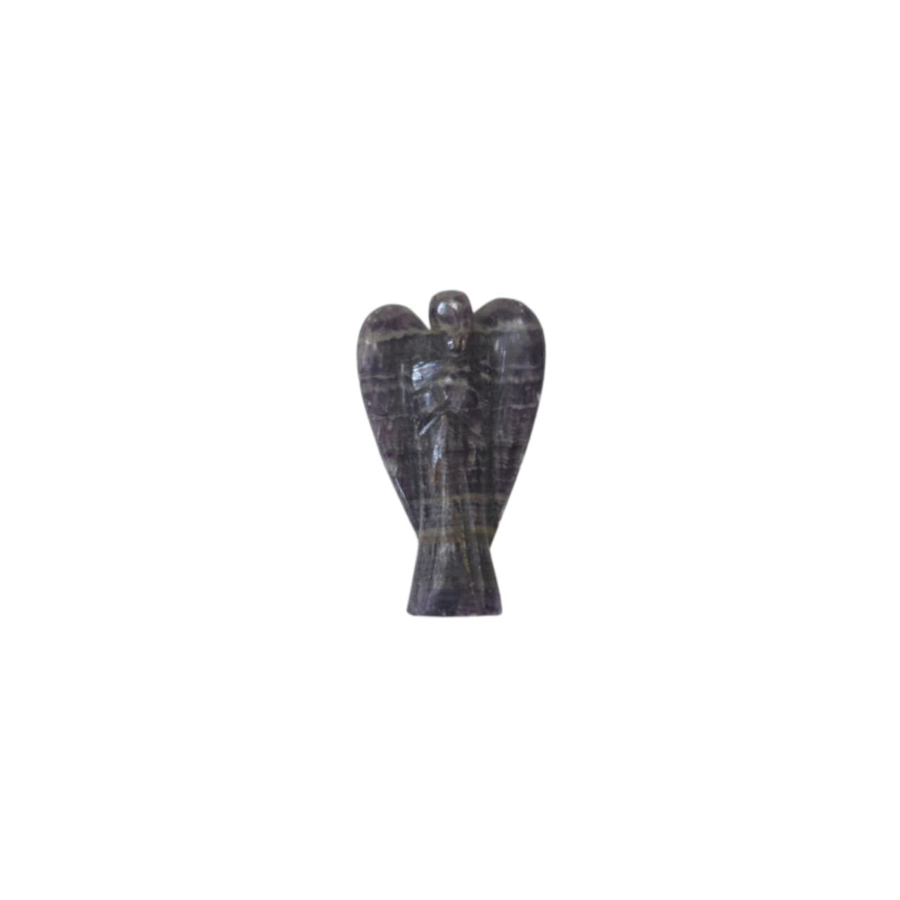 Purple Fluorite Angel | Focus + Mental Clarity Crystal Angel