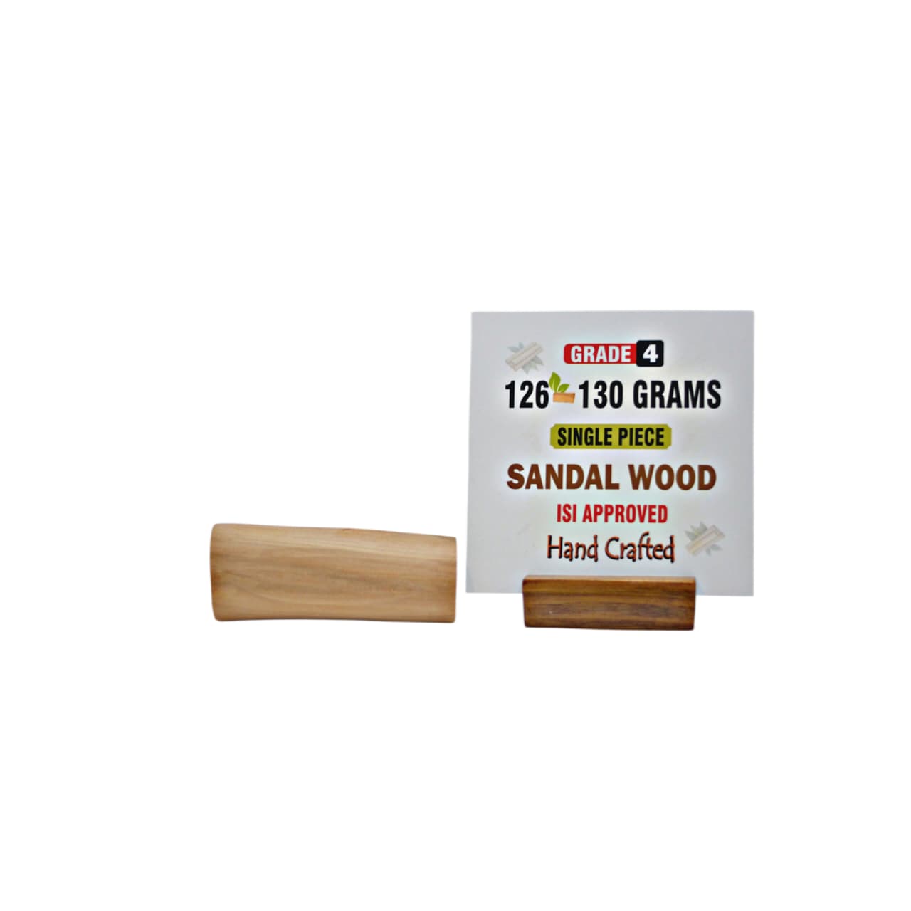 Grade 4 - Original Sandalwood Piece (Single Piece) - Handcrafted with Excellence
