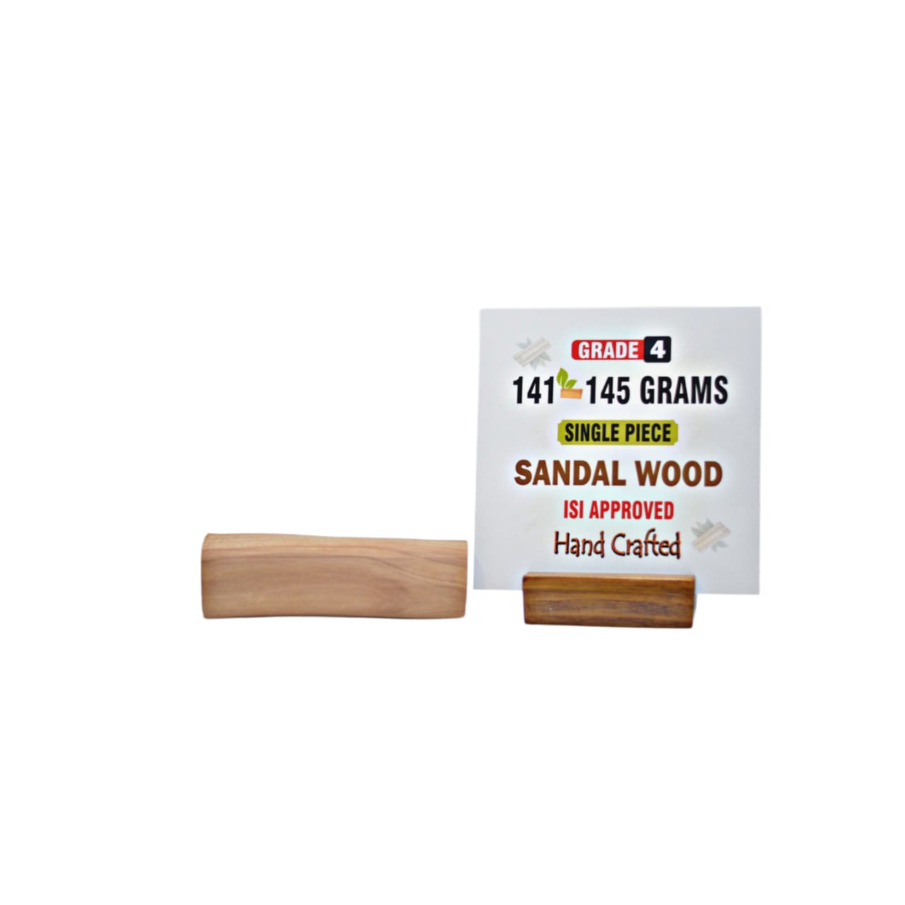 Grade 4 - Original Sandalwood Piece (Single Piece) - Handcrafted with Excellence