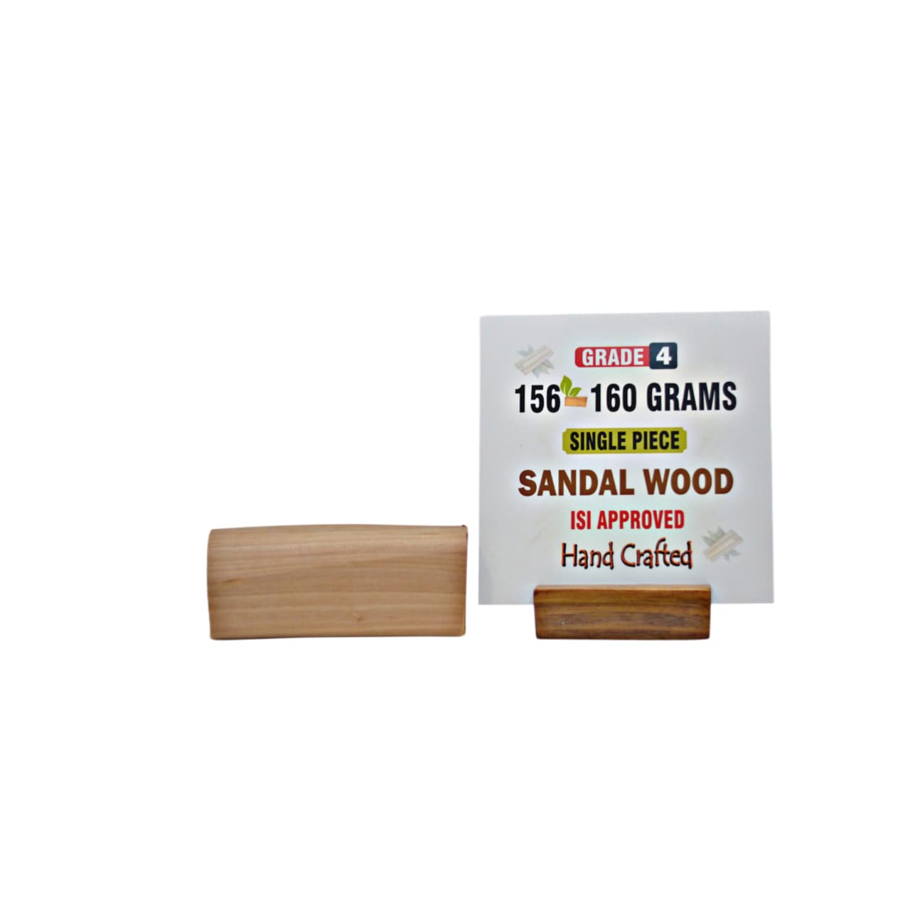 Grade 4 - Original Sandalwood Piece (Single Piece) - Handcrafted with Excellence