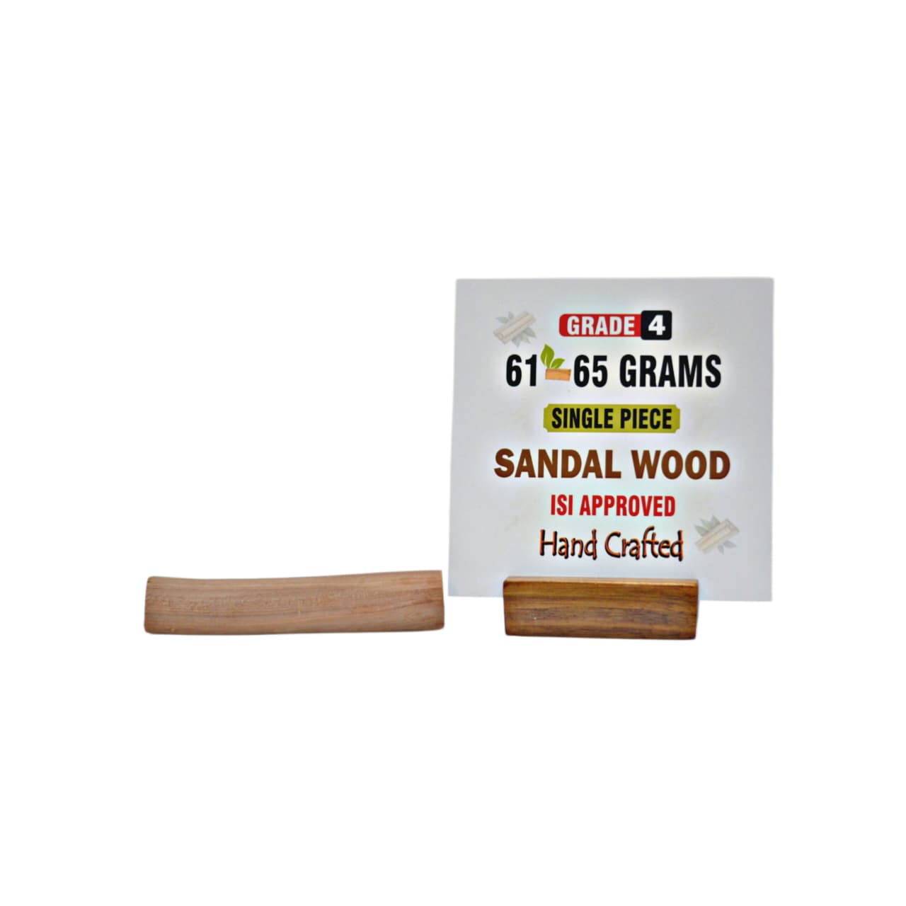 Grade 4 - Original Sandalwood Piece (Single Piece) - Handcrafted with Excellence