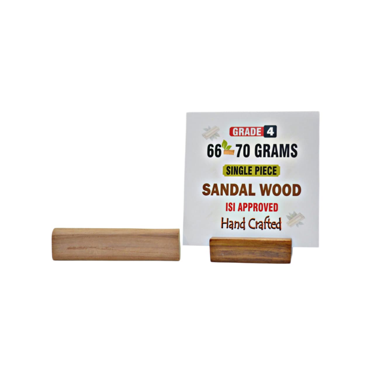Grade 4 - Original Sandalwood Piece (Single Piece) - Handcrafted with Excellence