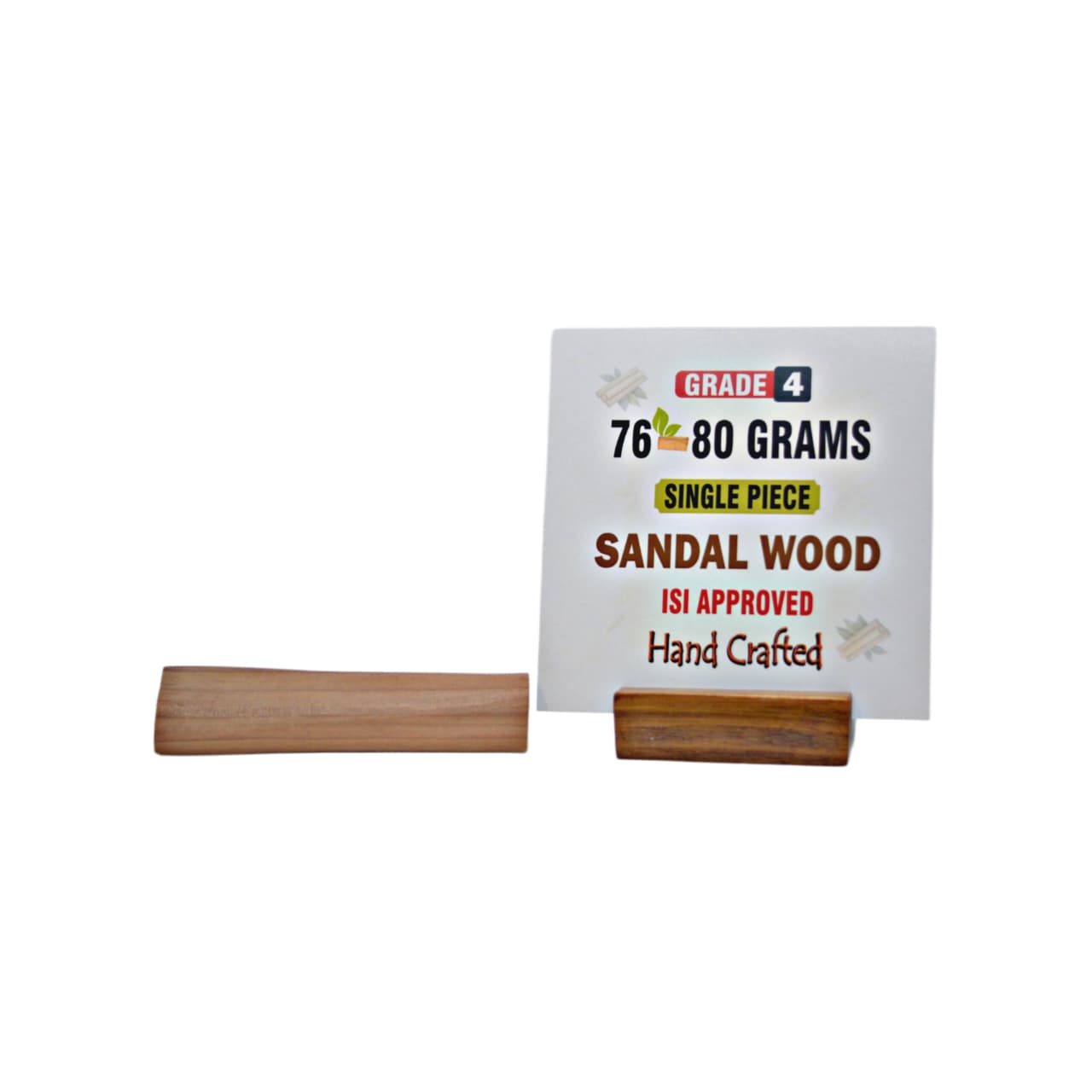Grade 4 - Original Sandalwood Piece (Single Piece) - Handcrafted with Excellence