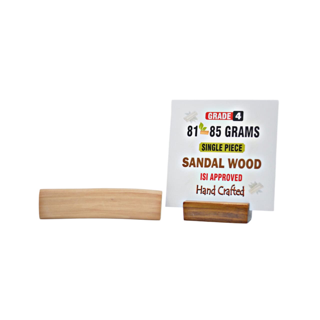 Grade 4 - Original Sandalwood Piece (Single Piece) - Handcrafted with Excellence