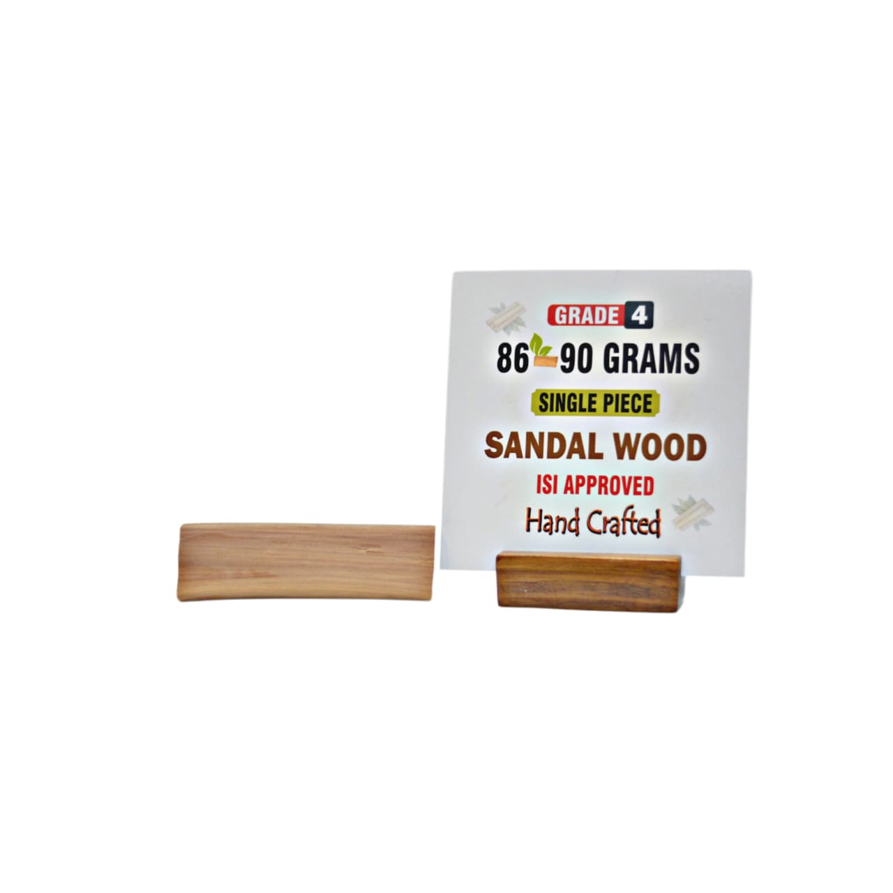 Grade 4 - Original Sandalwood Piece (Single Piece) - Handcrafted with Excellence
