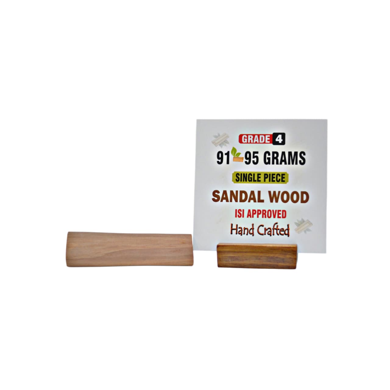 Grade 4 - Original Sandalwood Piece (Single Piece) - Handcrafted with Excellence