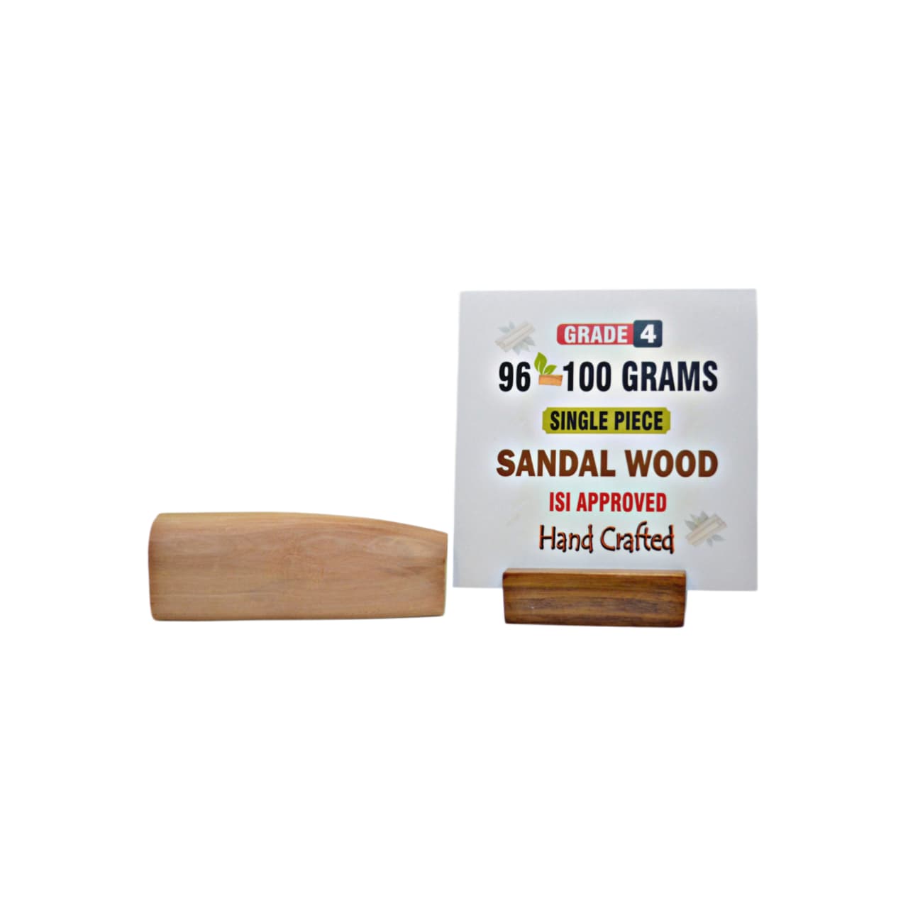 Grade 4 - Original Sandalwood Piece (Single Piece) - Handcrafted with Excellence