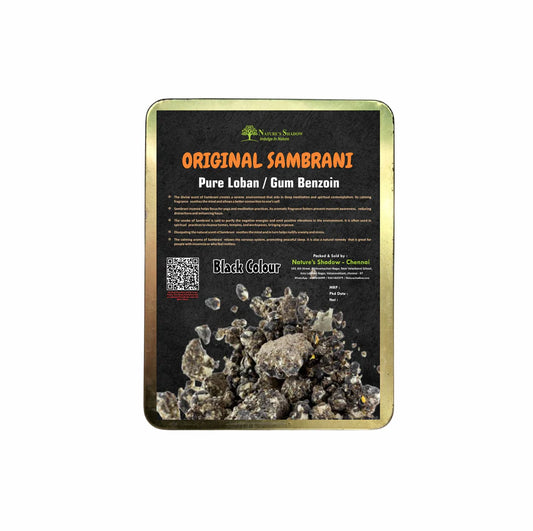 Original Sambrani Gum / Gum Benzoin / Loban (Black Colour)