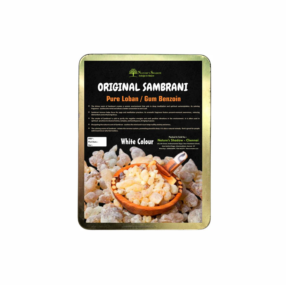 Original Sambrani Gum / Gum Benzoin / Loban (White Colour)