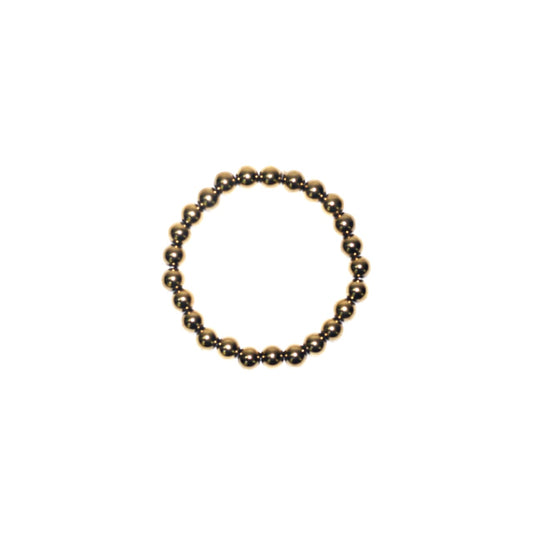 Pyrite Crystal Bracelet | Confidence + Abundance Bead Bracelet