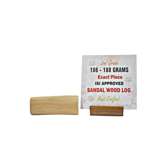 Second Grade Sandalwood Log with ISI Seal